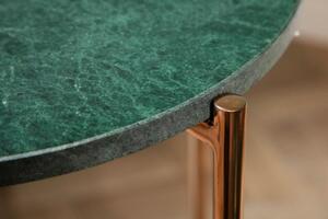 INVICTA stolik NOBLE I 35 cm zielony - marmur, metal