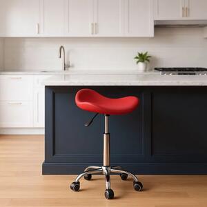 Obrotowy taboret regulowany czerwone wino D6-L93