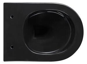 Miska WC HYDROSAN MIZU-BL-RIM-03 Owalny Czarny połysk