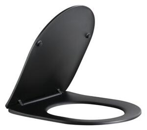 Miska WC HYDROSAN MIZU-BL-RIM-03 Owalny Czarny połysk