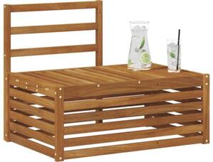 Sofa końcowa na zewnątrz naturalny 91 x 63 x 73 cm