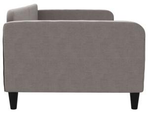 Sofa z funkcją spania, kolor taupe, 100x200 cm, obita tkaniną