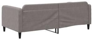 Sofa z funkcją spania, kolor taupe, 100x200 cm, obita tkaniną