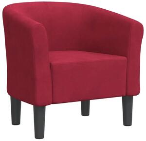 Czerwony fotel klubowy do salonu C6-W56