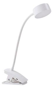 Lindby - Maori LED Portable Lampa Stołowa w/Zacisk Biały