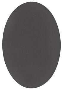 Antracytowy owalny dywan 120x170 S8-F94