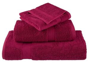 Ręczniki premium, solund, 10 szt., bordowe, 70x140 cm, 600 g/m²