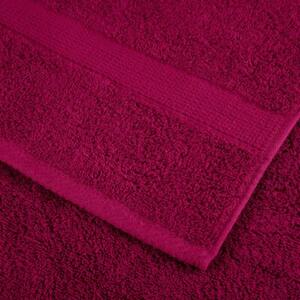 Ręczniki premium, solund, 10 szt., bordowe, 70x140 cm, 600 g/m²