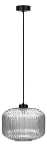 Wisząca lampa czarno-transparentna S3-K77