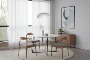 Lampa wisząca Light Home LH Misa 1xE27 klosz 37cm szary