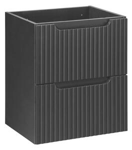 Szafka pod umywalkę NOVA BLACK 82-50-2S 50cm czarna
