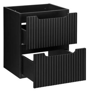 Szafka pod umywalkę NOVA BLACK 82-50-2S 50cm czarna
