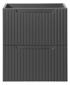 Szafka pod umywalkę NOVA BLACK 82-50-2S 50cm czarna