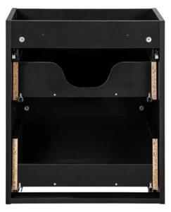 Szafka pod umywalkę NOVA BLACK 82-50-2S 50cm czarna