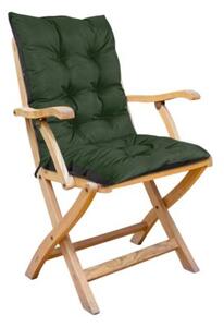 Poduszka ogrodowa na krzesło Aio 50x50x80 cm wodoodporna zielona 1szt