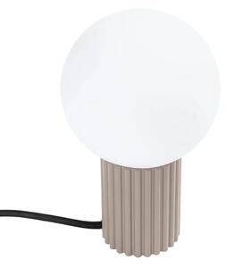 Taupe ryflowana lampka nocna P7-S82