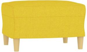 Sofa 3-osobowa z podnÃ³Å¼kiem, jasnoÅ¼Ã³Åty, 180 cm, tkaninÄ