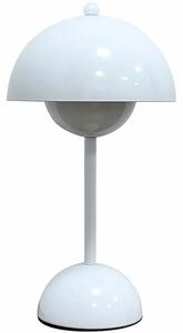 Biała lampa stołowa stylu retro D2-B34
