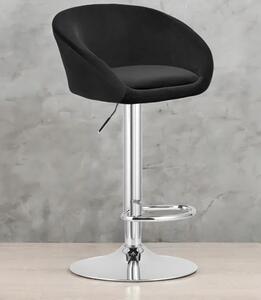 Czarny hoker barowy C6-L21