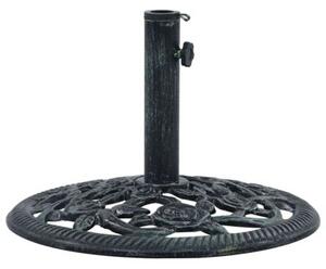 Podstawa pod parasol, zielona, 9 kg, 40 cm, żeliwo