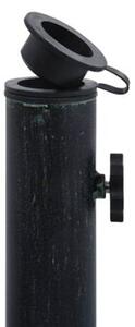 Podstawa pod parasol, zielona, 9 kg, 40 cm, żeliwo