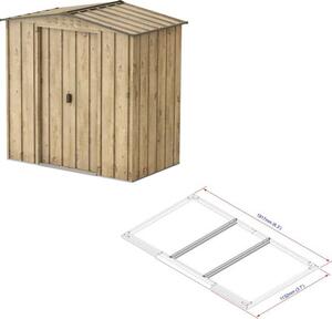 DURAMAX Riverton Top Garden House 25 M² + Profile podłogowe Decor Oak 05845