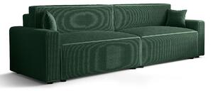 Ciemnozielona sofa z funkcją spania N5-A59