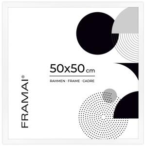 Biała ramka na zdjęcia w rozmiarze 50x50 cm FRAMAI®