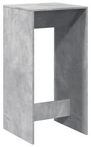 Stolik barowy, szarość betonu, 51x50x103,5 cm