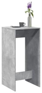 Stolik barowy, szarość betonu, 51x50x103,5 cm
