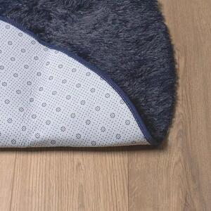Granatowy okrągły dywan 120x120 G1-T92