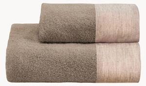 Komplet ręczników z bawełny Washed, 2 elem