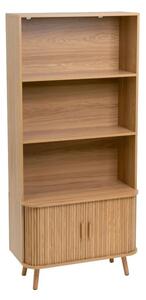 Regał w dekorze dębu w naturalnym kolorze 80x172x40 cm Elia – Casa Selección