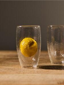 Sinsay - Strukturalne szklanki z podwójnym dnem 2 pack - biały