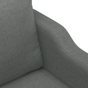 Fotel, ciemnoszary, 60 cm, obity tkaninÄ