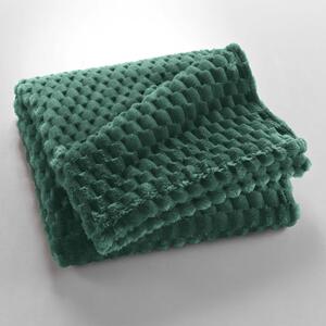 Zielony koc z mikfroflaneli 125x150 cm Mini Frosty – douceur d'intérieur