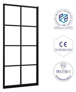 Parawan nawannowy THIRA składany jednoczęściowy 70x140 czarny SEVANTE