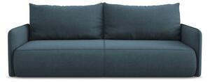Niebieska rozkładana/ze schowkiem sofa 216 cm Nanea – Makamii