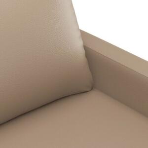 Sofa, 3-osobowa cappuccino, 180 cm, sztuczna skÃ³ra