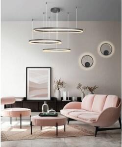 Lampa wisząca LED Azzardo HALO AZ4707 130W 3-ring 100+80+60 cm – nowoczesna, efektowna do salonu