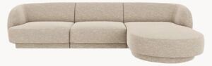 Sofa narożna z szenilu Miley (4-osobowa)