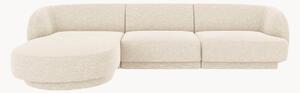 Sofa narożna z szenilu Miley (4-osobowa)