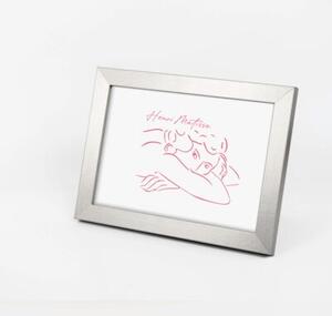 Srebrna ramka na zdjęcia w rozmiarze 15x21 cm FRAMAI®