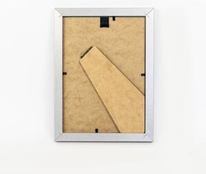 Srebrna ramka na zdjęcia w rozmiarze 15x21 cm FRAMAI®