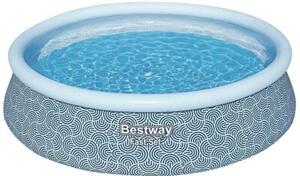 Basen ogrodowy rozporowy Bestway rodzinny dla dzieci 457x107 cm pompa 11w1