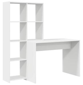 Stylowe biurko z pÃ³Åkami - biaÅe, nowoczesny design do domowego biura