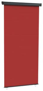Markiza boczna na balkon, 122x250 cm, czerwona