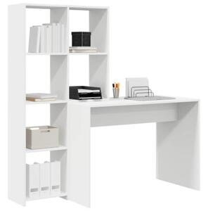 Stylowe biurko z pÃ³Åkami - biaÅe, nowoczesny design do domowego biura