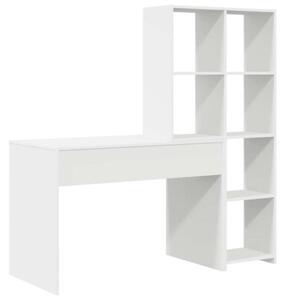 Stylowe biurko z pÃ³Åkami - biaÅe, nowoczesny design do domowego biura