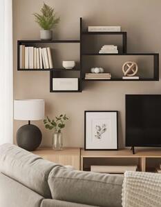 Minimalistyczna półka wisząca w kolorze wenge B0-B40